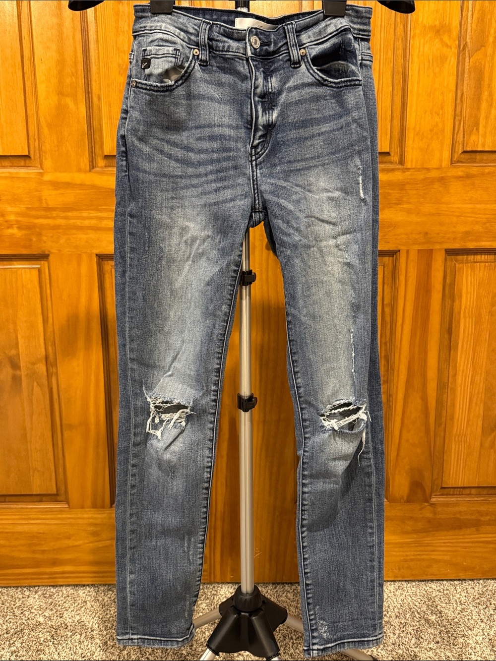 KanCan Distressed Blue Skinny Jeans